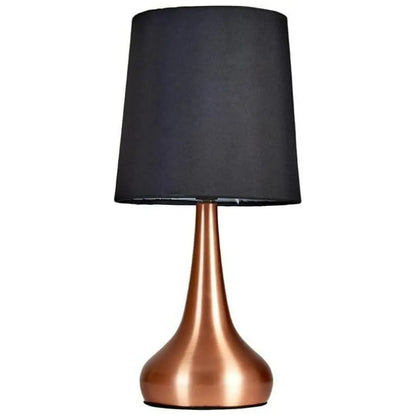 Chrome Teardrop Touch Table Lamps