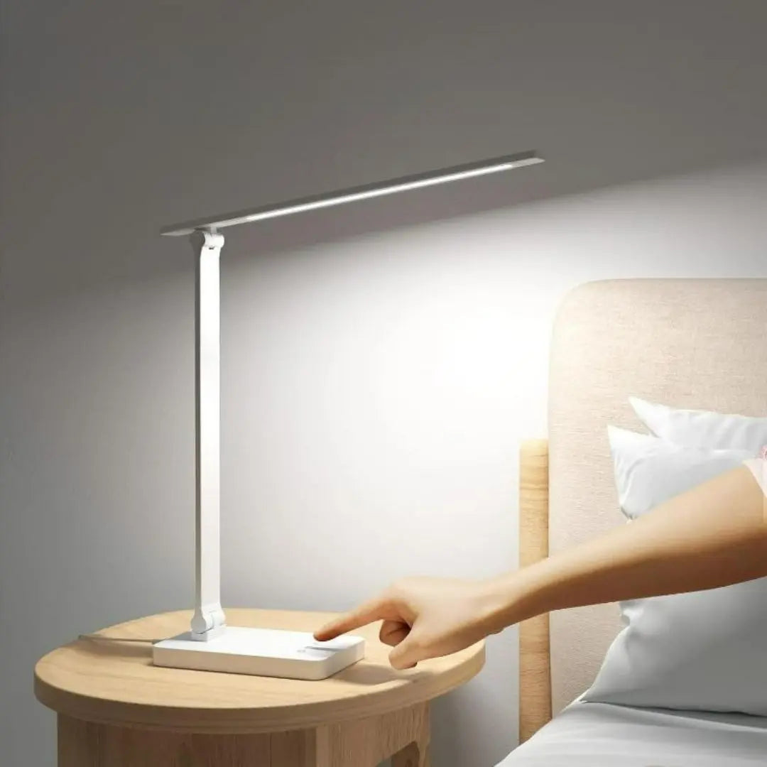 Eye-Caring LED Desk Lamp - 5 Modes USB Charging and Adjustable Design
