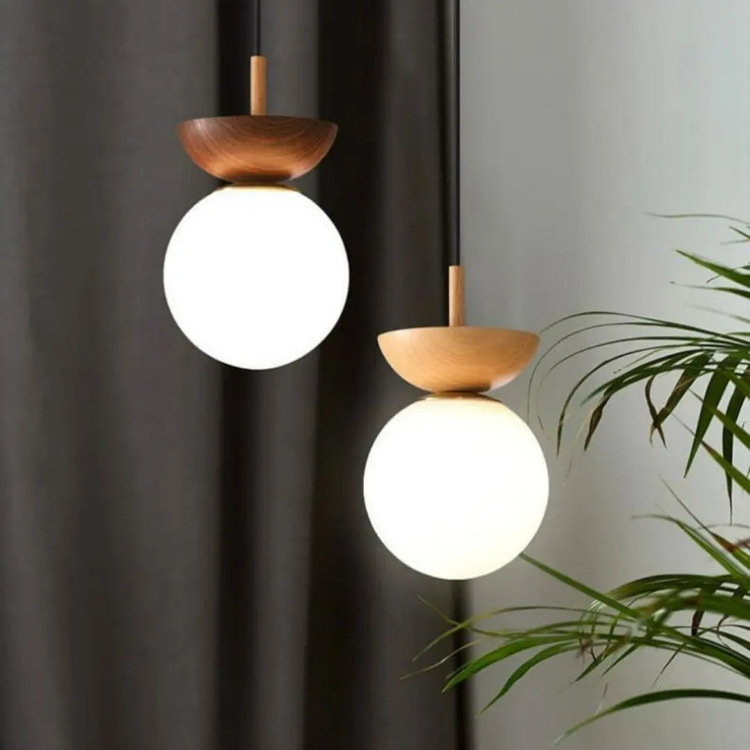 Log Japanese Ceiling Lamp - Customisable Zen Lighting with Refined Minimalism