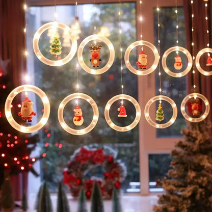 Glacira Christmas LED Curtain Lights Set