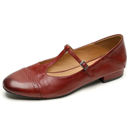 Graneth Genuine Leather Flats