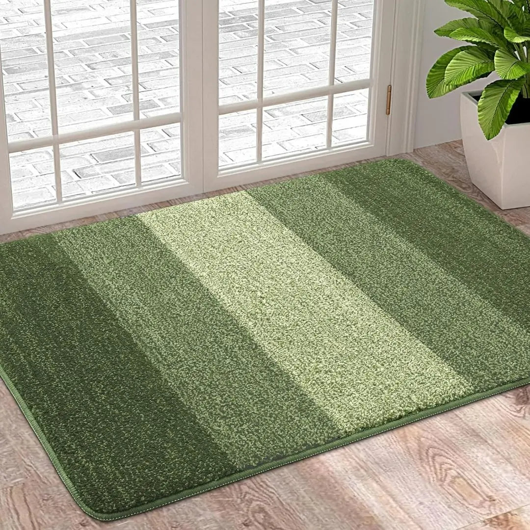 HomaxySoft Washable Indoor Door Mat - Super Absorbent Non-Slip Rug