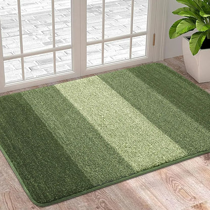HomaxySoft Washable Indoor Door Mat - Super Absorbent Non-Slip Rug