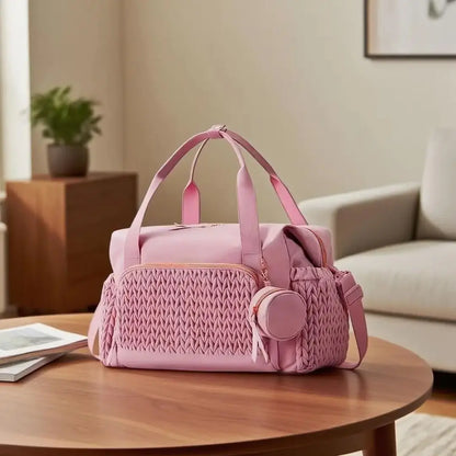 Baby Diaper Bag with Changing Pad and Insulated Bottle Pockets