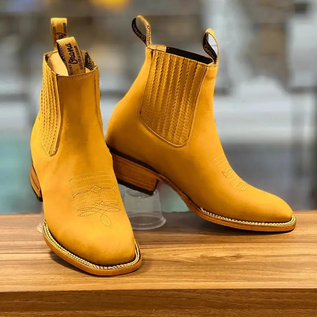 Men's Short Boots European and American Chelsea Western Style