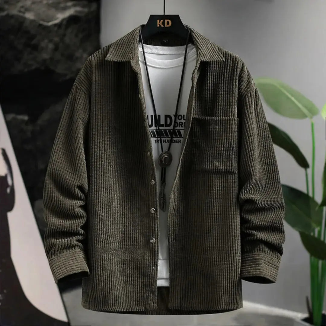 Halden Corduroy Button-Up