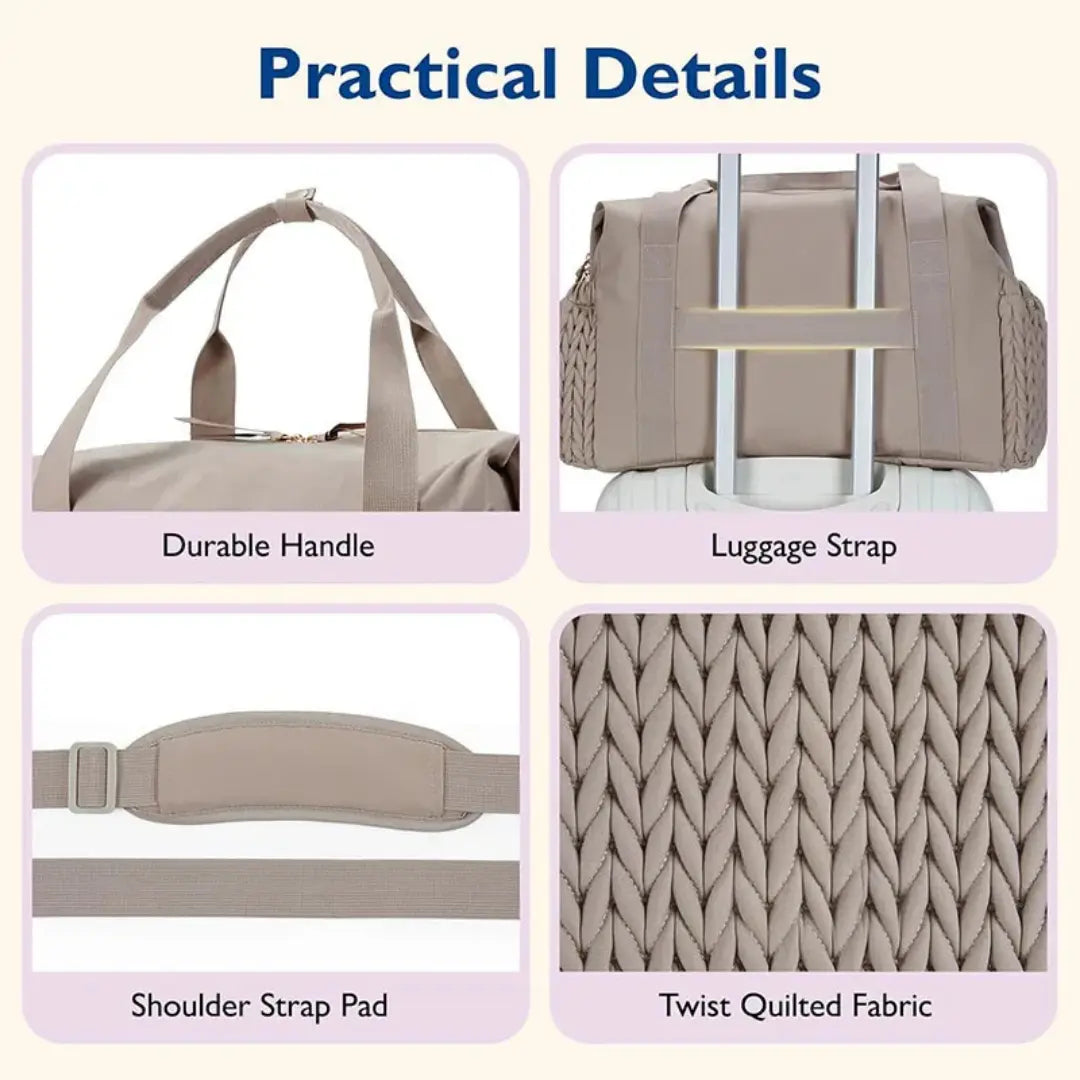 Baby Diaper Bag with Changing Pad and Insulated Bottle Pockets