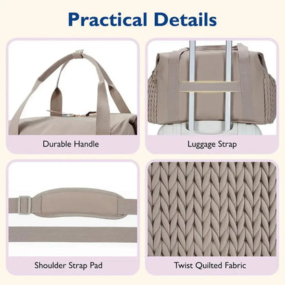 Baby Diaper Bag with Changing Pad and Insulated Bottle Pockets