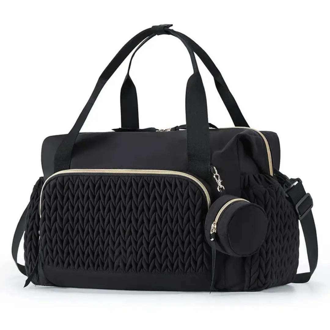 Baby Diaper Bag with Changing Pad and Insulated Bottle Pockets