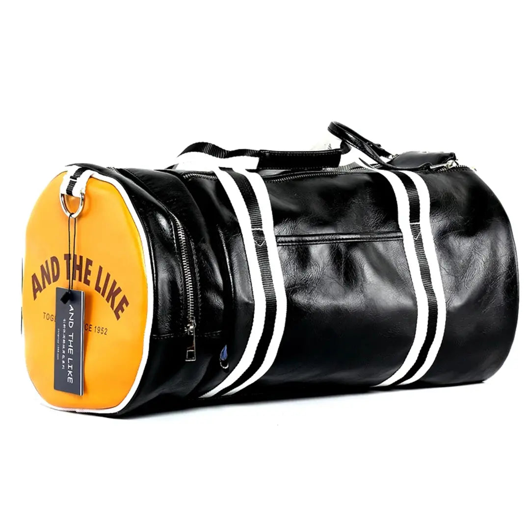 Sports Gym Duffel Bag with Shoe Compartment, Travel Weekender Bag