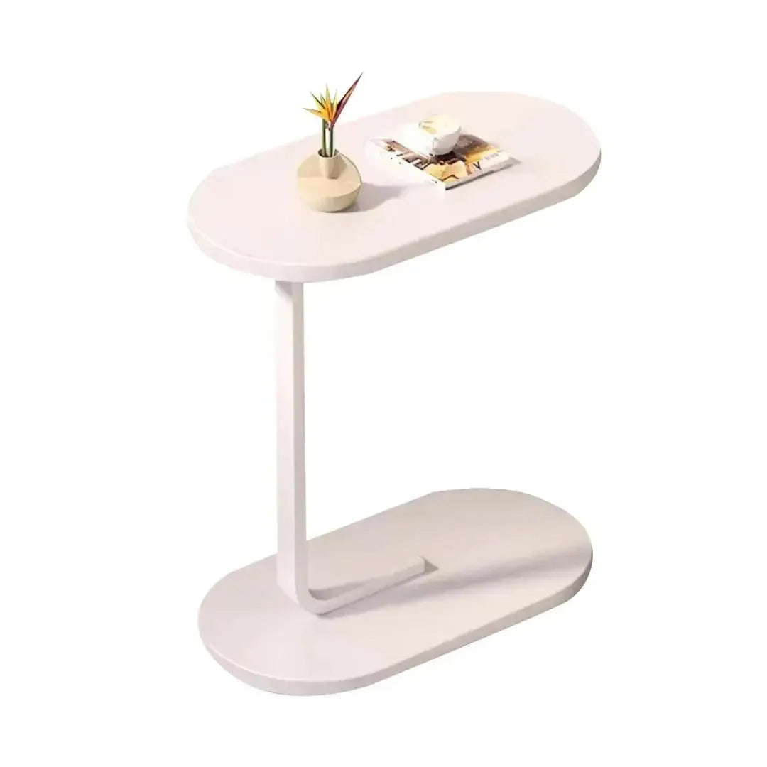 Modern Small Sofa Side Table - Compact Wooden End Table for Home