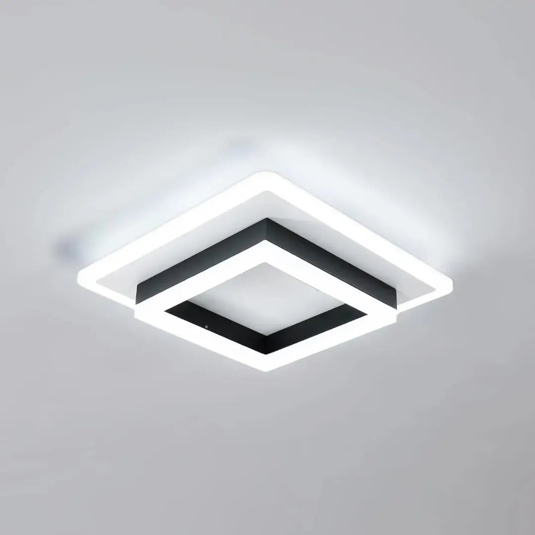 Modern Recessed Ceiling Lighting - Square LED Flush Mount Lamp