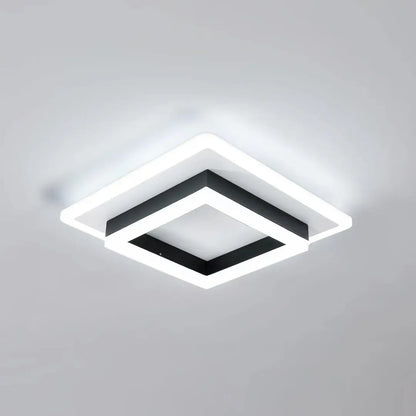Modern Recessed Ceiling Lighting - Square LED Flush Mount Lamp
