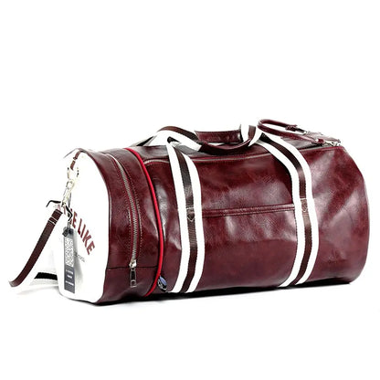 Sports Gym Duffel Bag with Shoe Compartment, Travel Weekender Bag