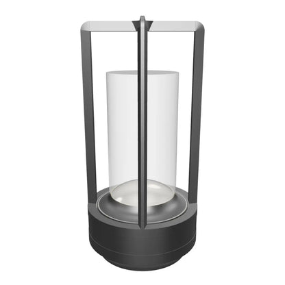 Crystal Lantern - Elegant Aluminum Alloy Lamp with Adjustable Glow and Cordless Design