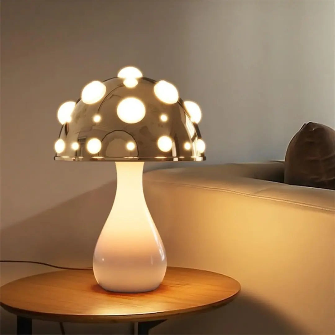 Liora - Table Lamp LED Mushroom Design with Warm White Light