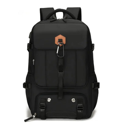 50L Waterproof Travel Backpack, Hiking Backpack with Shoe Compartment and Laptop Storage