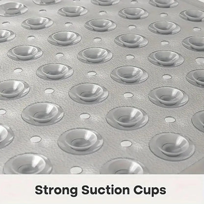 Non-Slip Square Bathtub Mat and Shower Mat - 53 x 53 cm