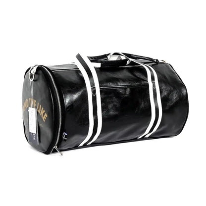 Sports Gym Duffel Bag with Shoe Compartment, Travel Weekender Bag