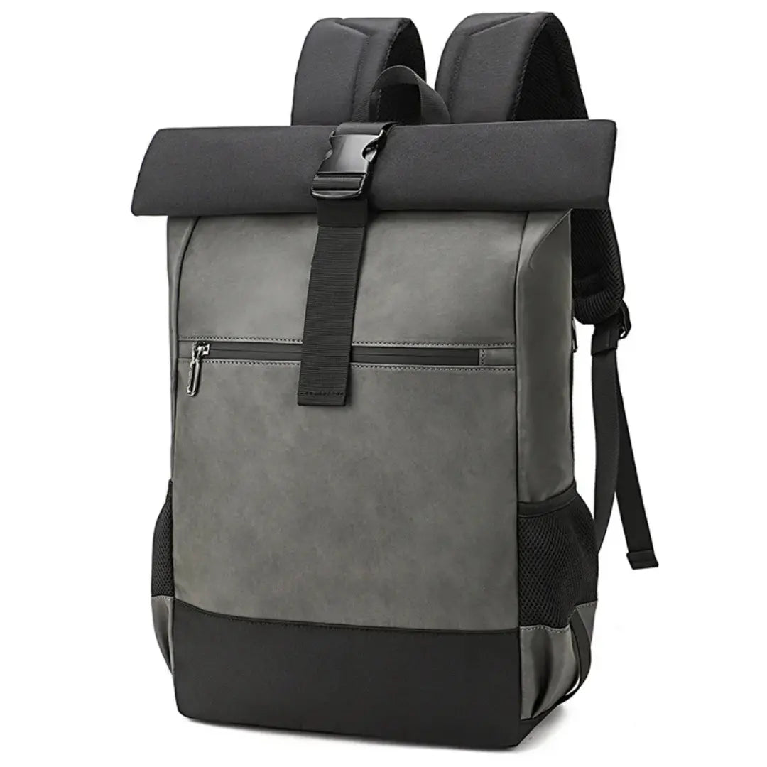 Waterproof Laptop Backpack 15.6 Inch, Roll Top Travel Backpack for Work, School