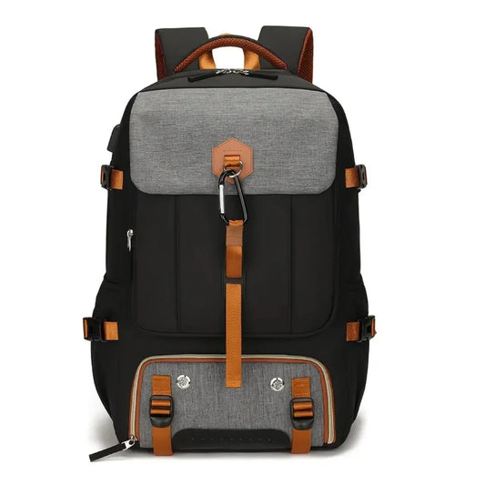 50L Waterproof Travel Backpack, Hiking Backpack with Shoe Compartment and Laptop Storage