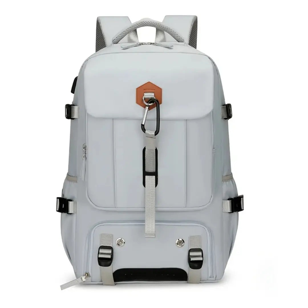 50L Waterproof Travel Backpack, Hiking Backpack with Shoe Compartment and Laptop Storage