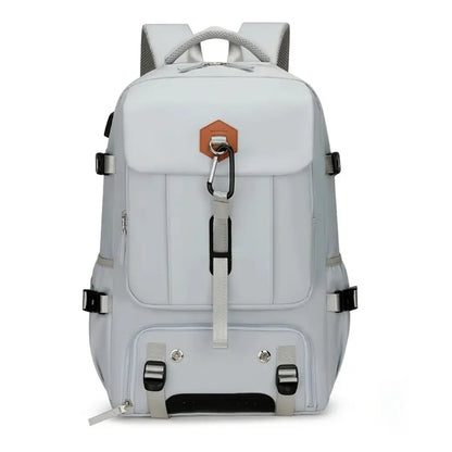 50L Waterproof Travel Backpack, Hiking Backpack with Shoe Compartment and Laptop Storage