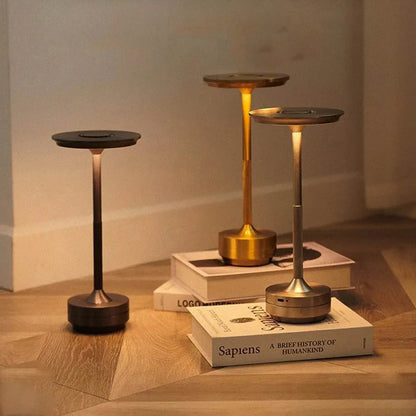 Touch Table Lamp – USB LED, Dimmable, Wireless
