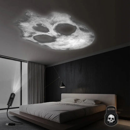 Halloween Projection Lamp USB Lighting Night Light with 3 Lighting Modes