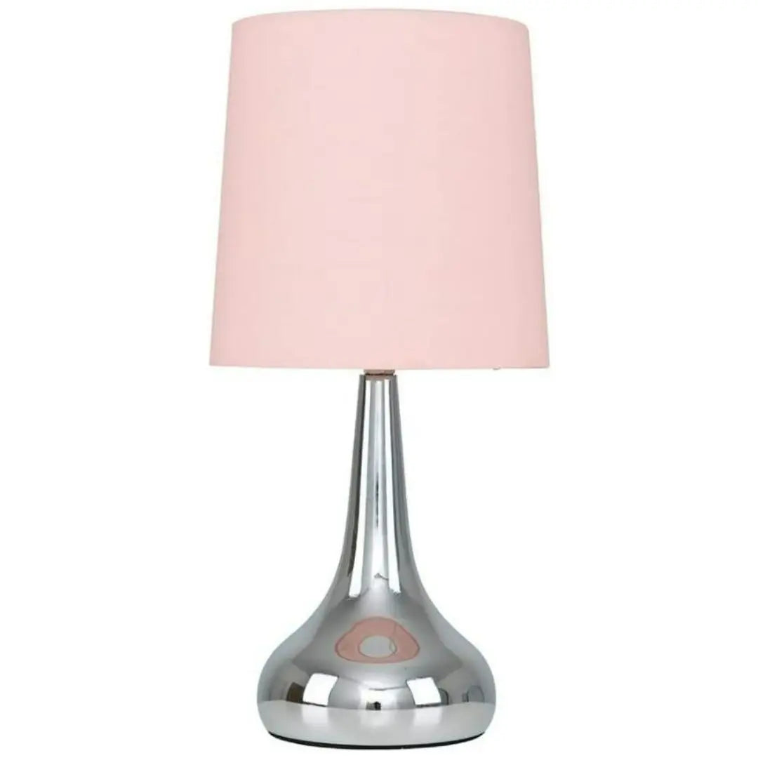 Chrome Teardrop Touch Table Lamps