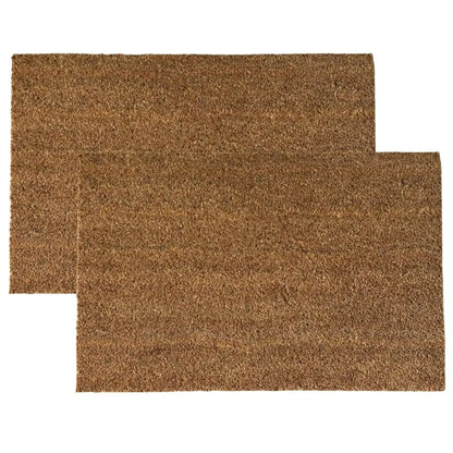 Cabri Coco Coir Door Mat - Heavy-Duty Non-Slip Latex Backing for Outdoor and Indoor Entrances