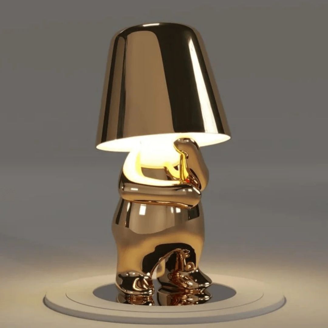 Thinker Brothers Table Lamp - Artistic Modern Sculptural Lamp