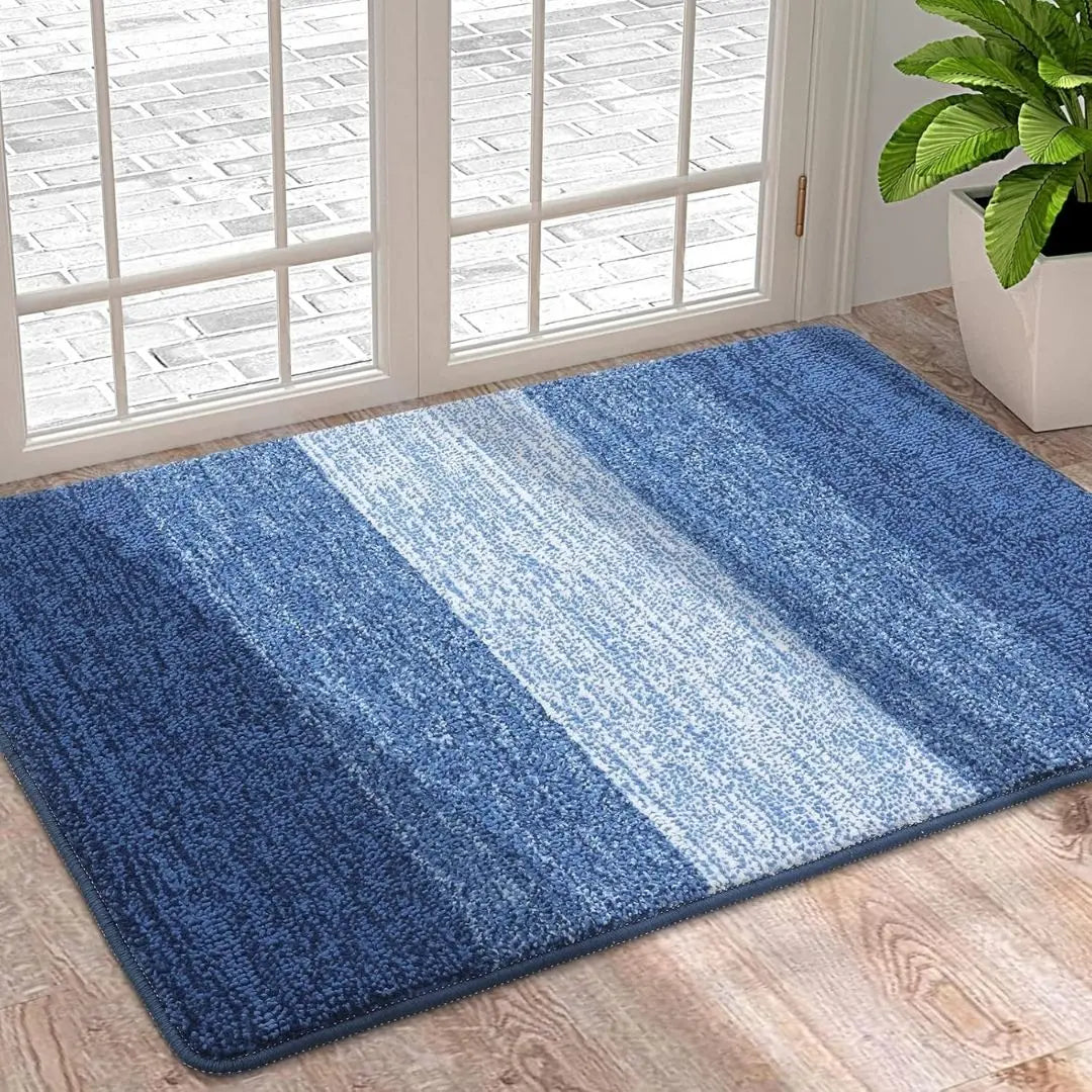 HomaxySoft Washable Indoor Door Mat - Super Absorbent Non-Slip Rug