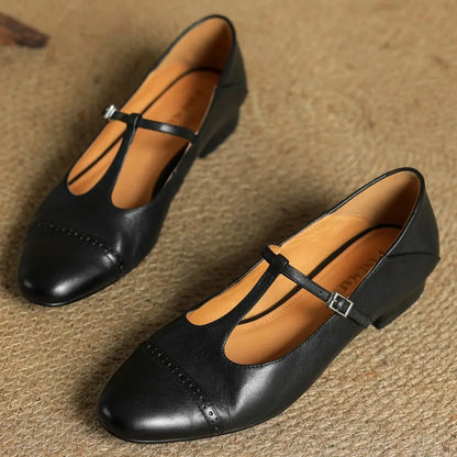 Graneth Genuine Leather Flats