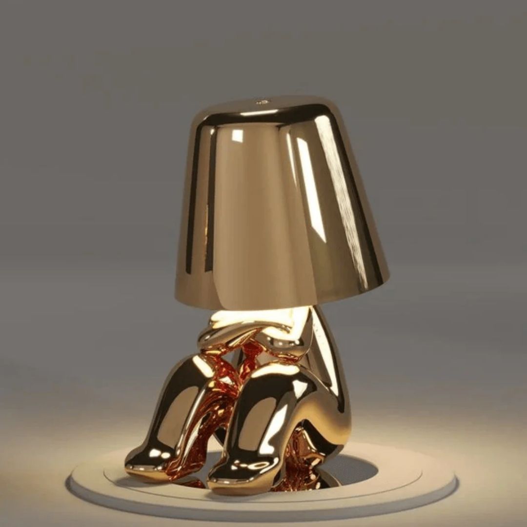 Thinker Brothers Table Lamp - Artistic Modern Sculptural Lamp