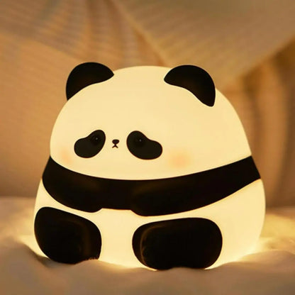 Cute Silicone Night Light - Soft Touch Bedside Glow for Kids and Teens