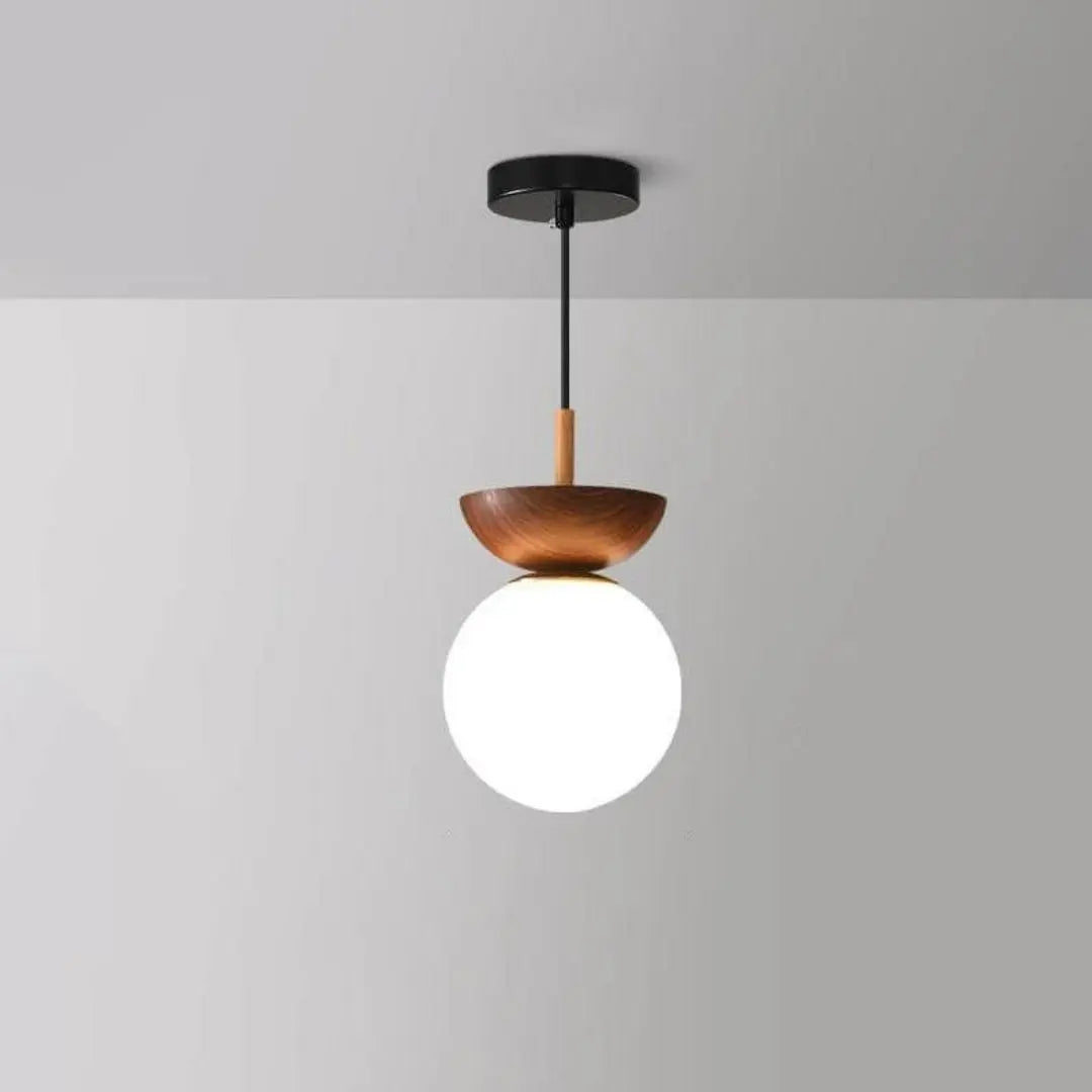 Log Japanese Ceiling Lamp - Customisable Zen Lighting with Refined Minimalism