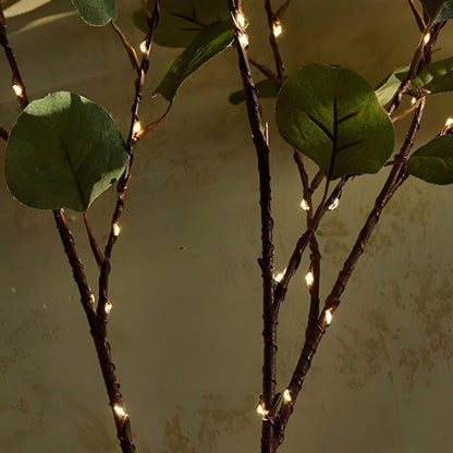 Olive Branch Fairy Lights - Nature-Inspired LED Decor for Cozy Spaces