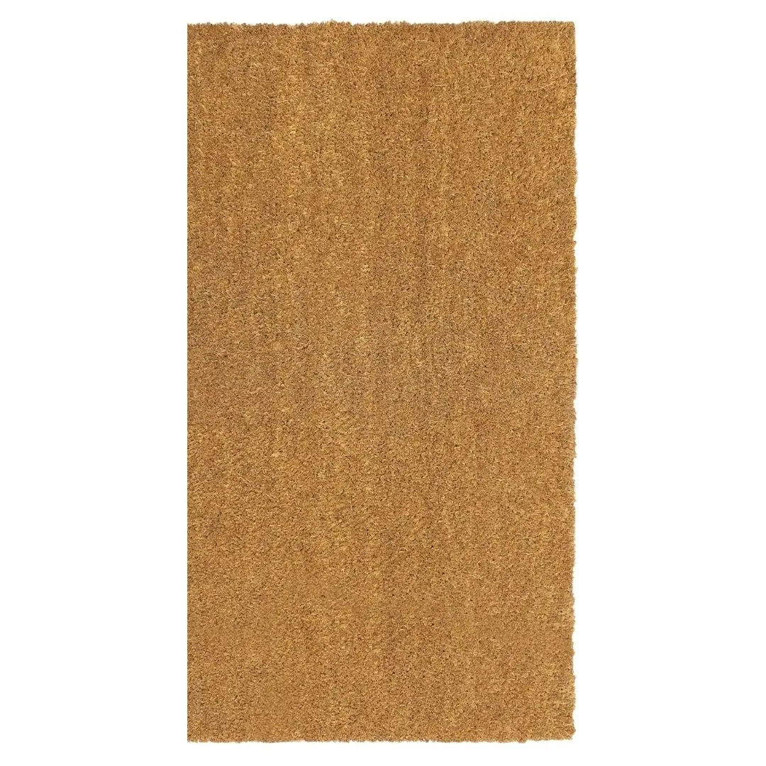 Celene Thick Coir Bristle Door Mat - Non-Slip Rubber Backing for Outdoor and Indoor Entrances