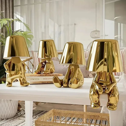 Thinker Brothers Table Lamp - Artistic Modern Sculptural Lamp
