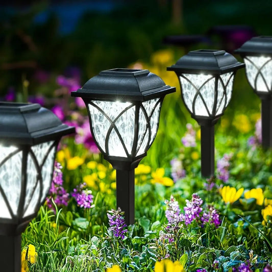 PathBright Solar Garden Lights – LED Waterproof Pathway Lamps