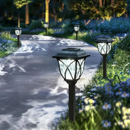 PathBright Solar Garden Lights – LED Waterproof Pathway Lamps