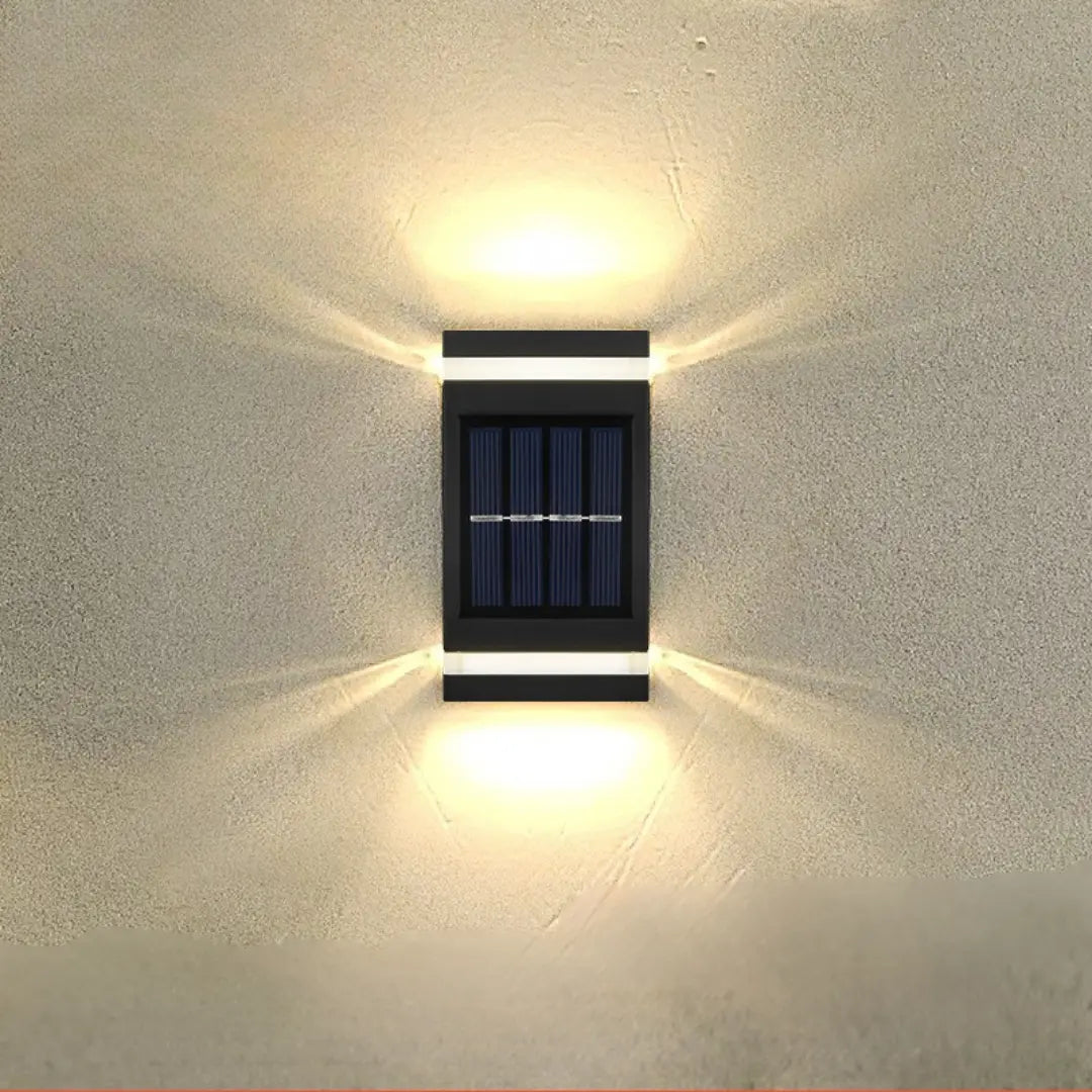 HeliaBloom - Solar Wall Light for Gardens, Fences and Outdoor Walls