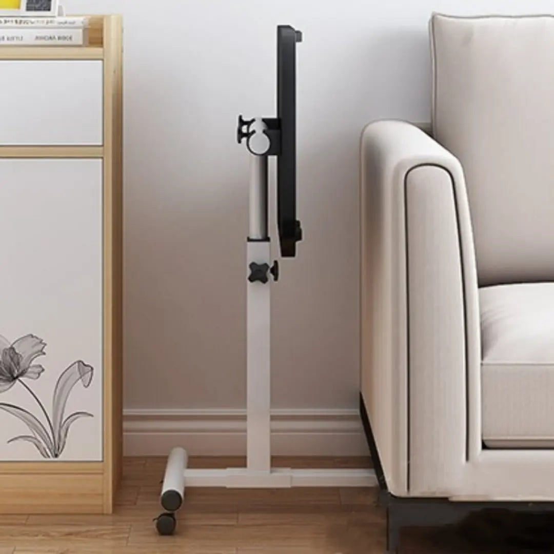 Brevora Adjustable Overbed Table with Wheels - Height and Tilt Adjustable with Double-Board Design