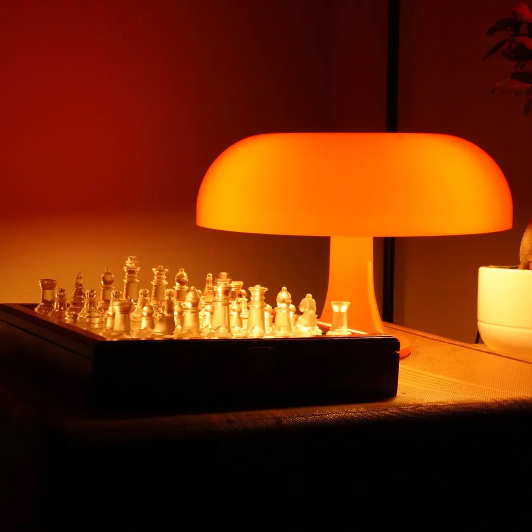 Navaro Mushroom Lamp - Modern Acrylic Design with Iconic Silhouette and Ambient Glow