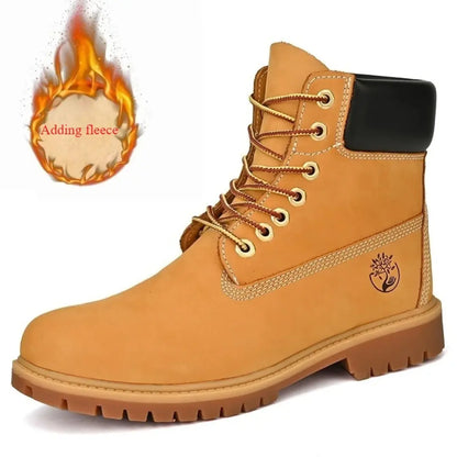 Boots Men High Top Boots for Winter Outdoor Style