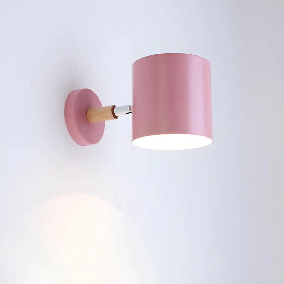 Scandinavian Lamp Wall Light Adjustable - Pastel Wall Reading Lamp for Bedrooms and Kids Rooms