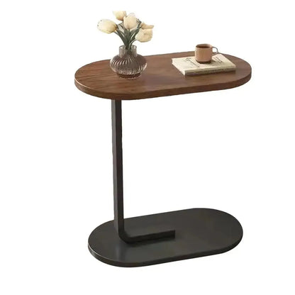 Modern Small Sofa Side Table - Compact Wooden End Table for Home