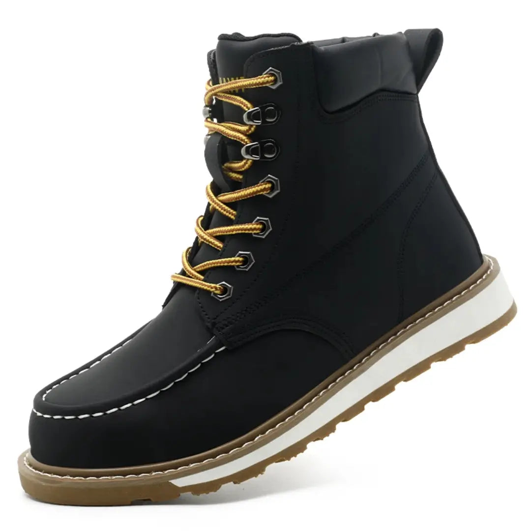 Mens High Top Safety Work Boots for Demanding Workdays
