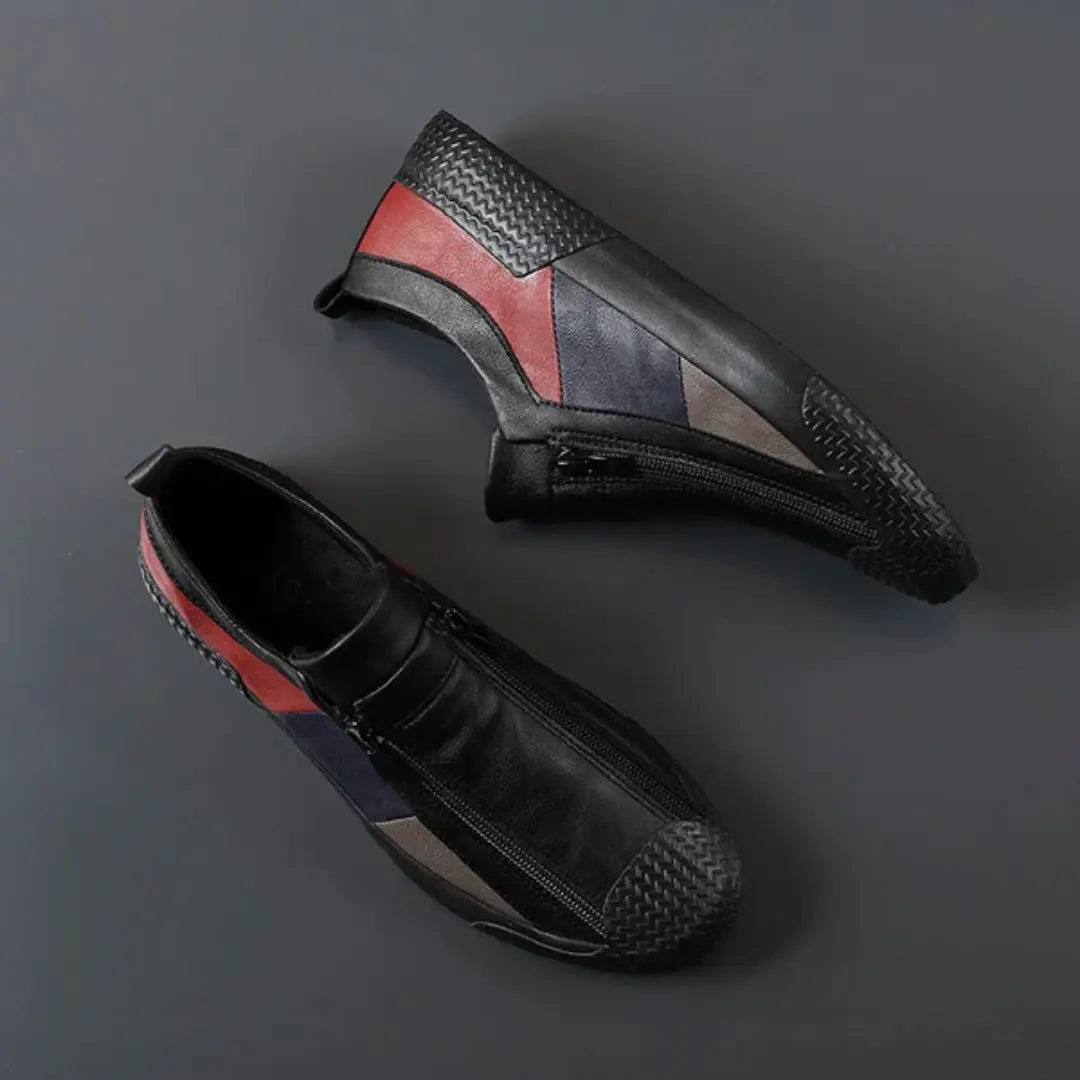 Claude Monet Leather Sneakers